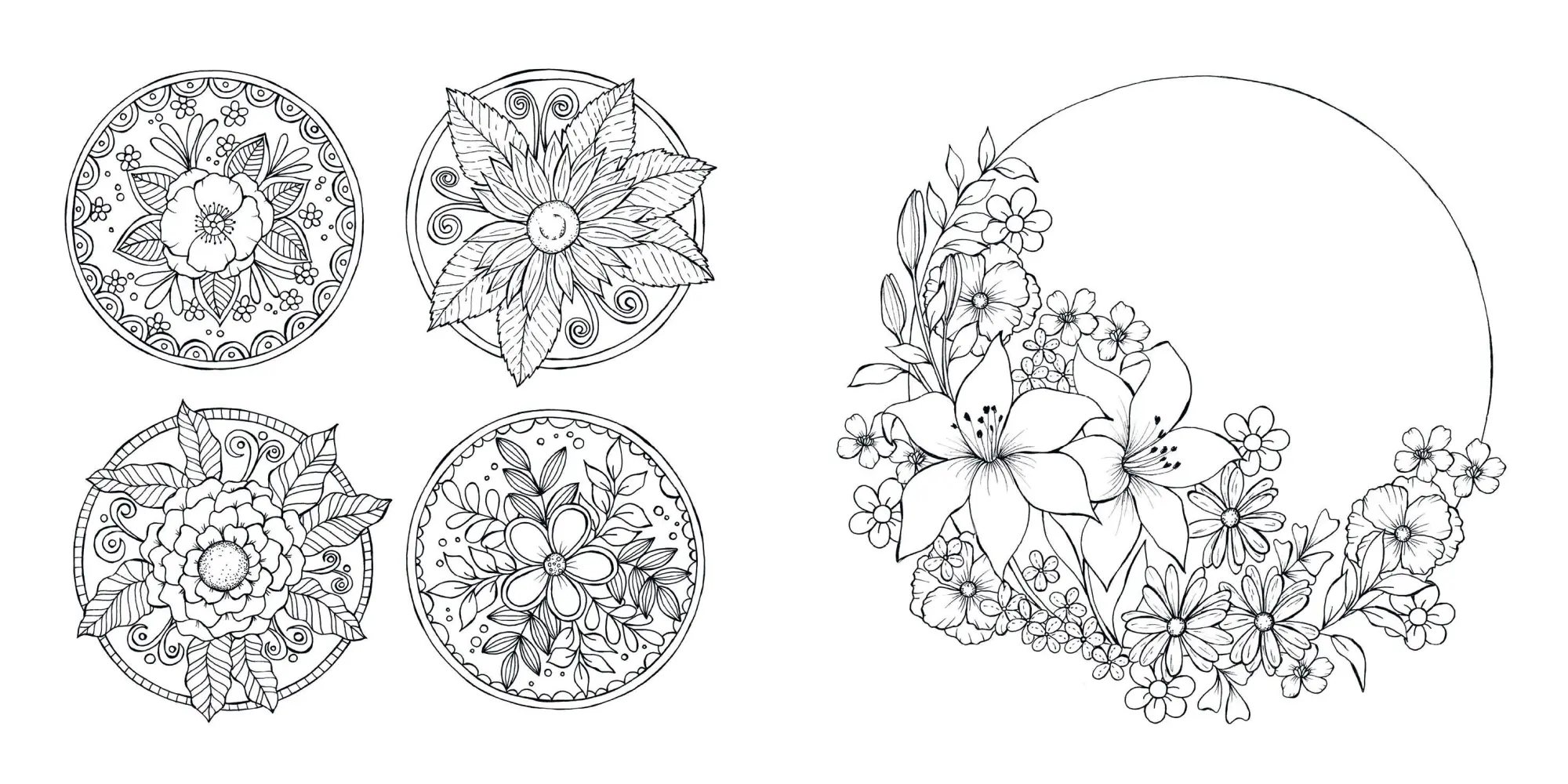 Bild: 9783745915327 | Blütentraum - Florale Motive ausmalen | Anastasia Sälinger | Buch