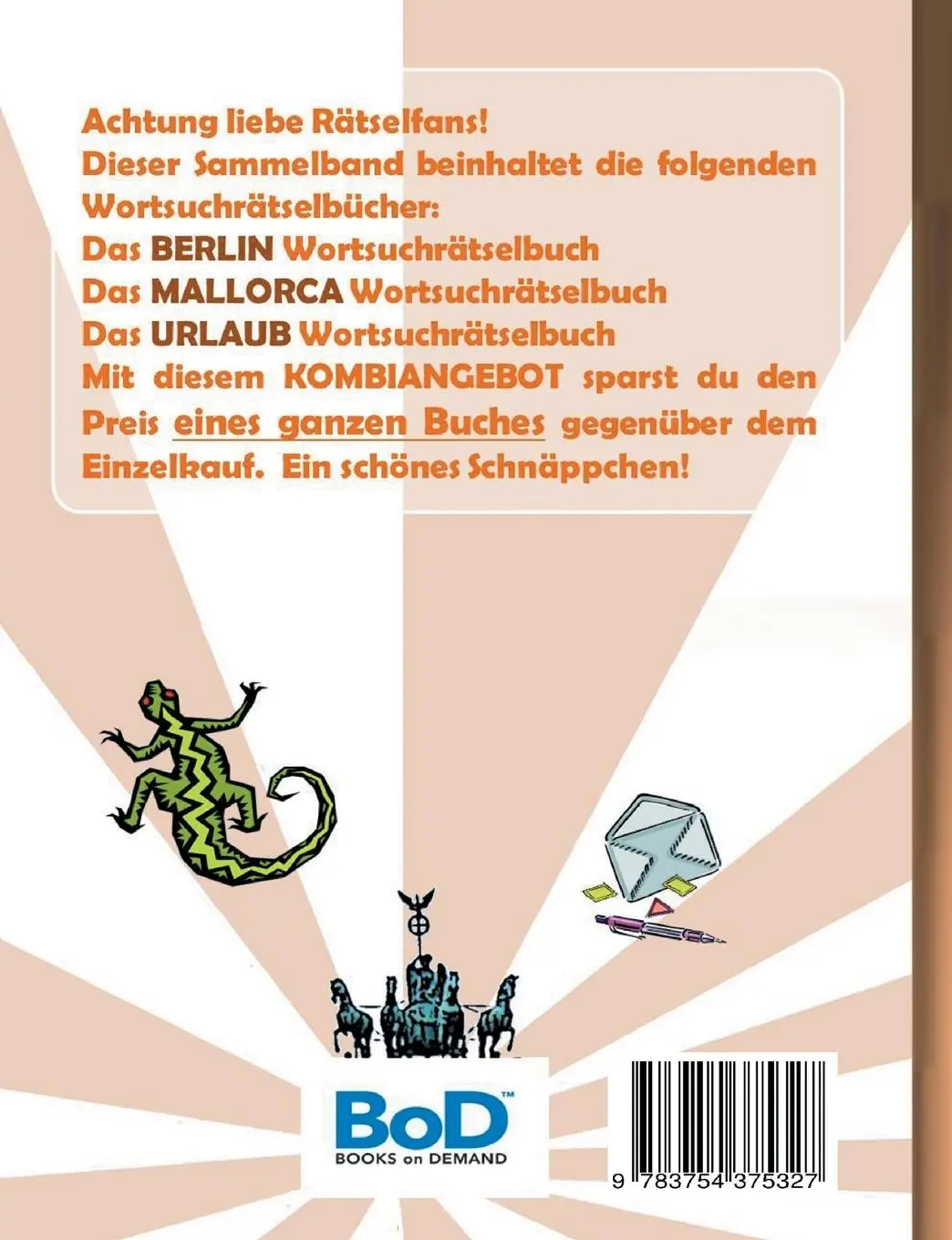 Rückseite: 9783754375327 | WORTSUCHRÄTSEL 3 in 1 SAMMELBAND BERLIN, MALLORCA und URLAUB | Gagg