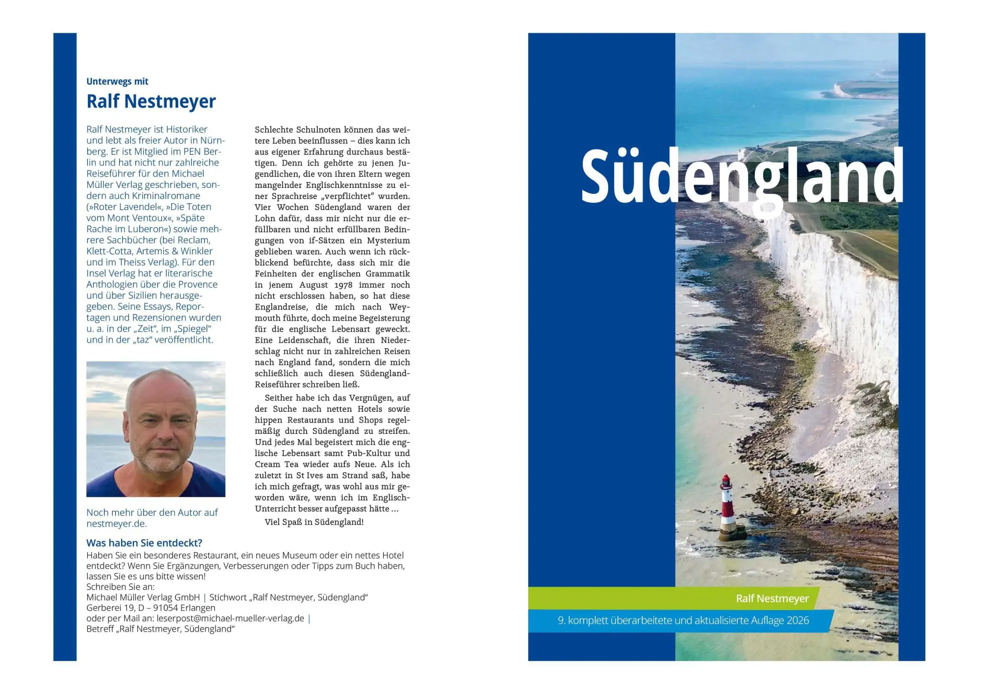 Bild: 9783966855327 | MICHAEL MÜLLER Reiseführer Südengland | Ralf Nestmeyer | Taschenbuch