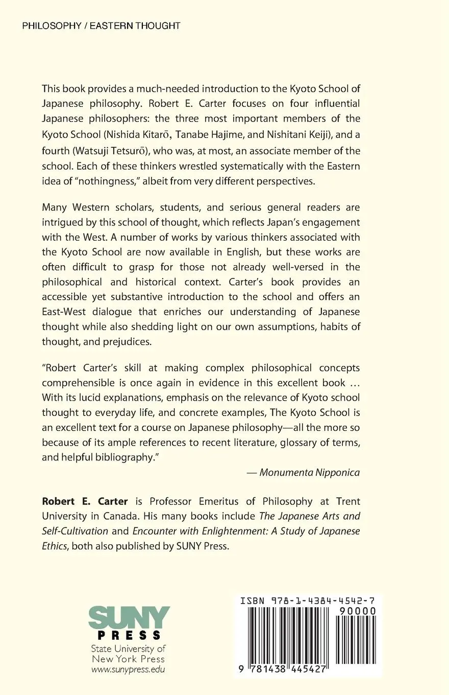 Rückseite: 9781438445427 | The Kyoto School | An Introduction | Robert E. Carter | Taschenbuch