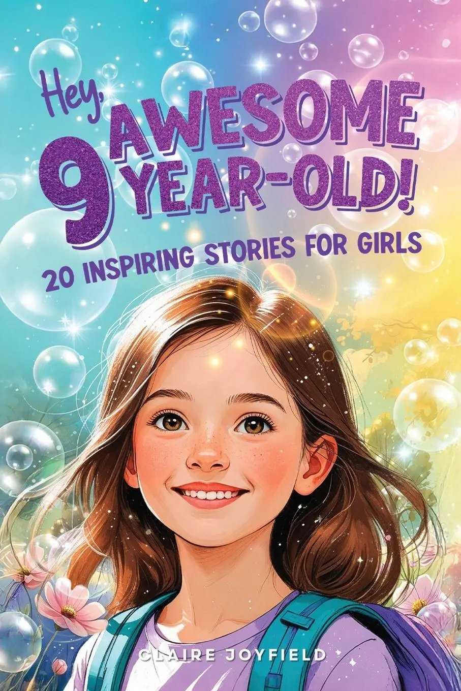Cover: 9781957515427 | Hey Awesome 9-Year-Old! 20 Inspiring Stories for Girls | Joyfield