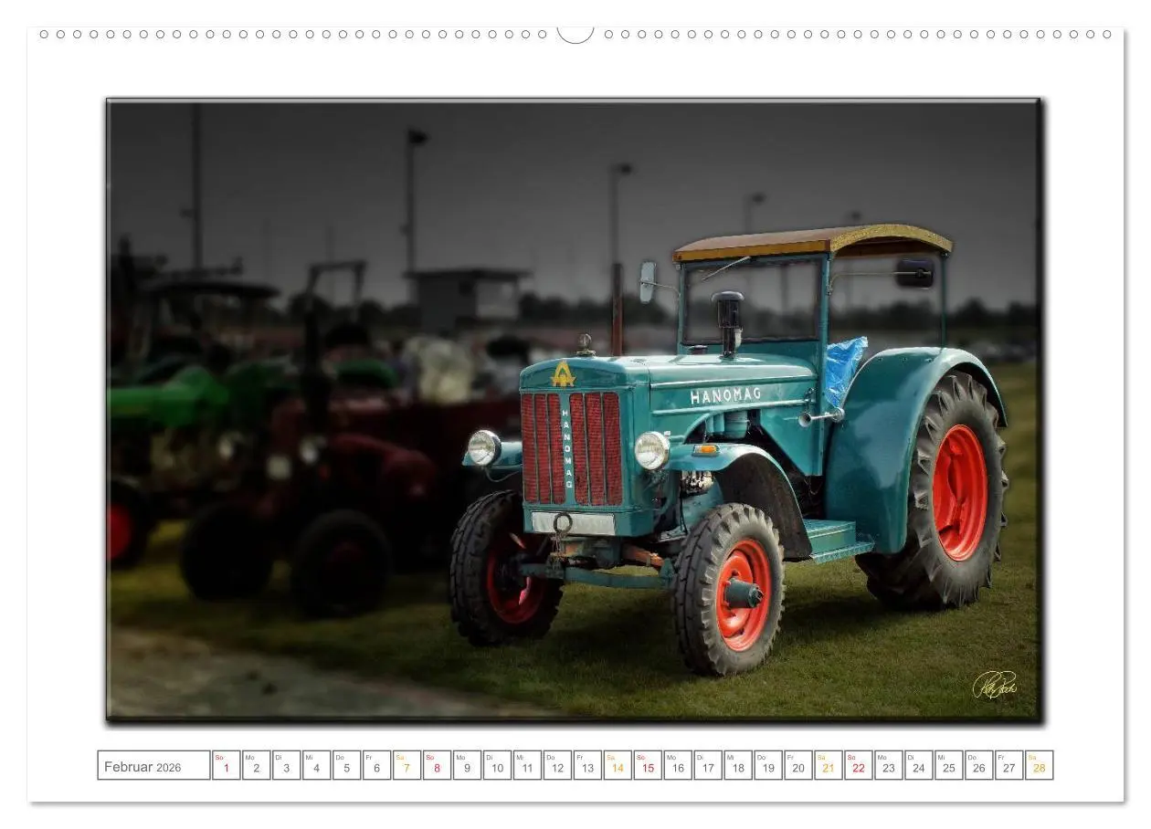 Bild: 9783516075427 | Oldtimer - Traktor Liebe (hochwertiger Premium Wandkalender 2026...