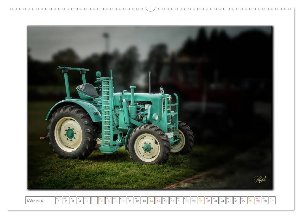 Bild: 9783516075427 | Oldtimer - Traktor Liebe (hochwertiger Premium Wandkalender 2026...
