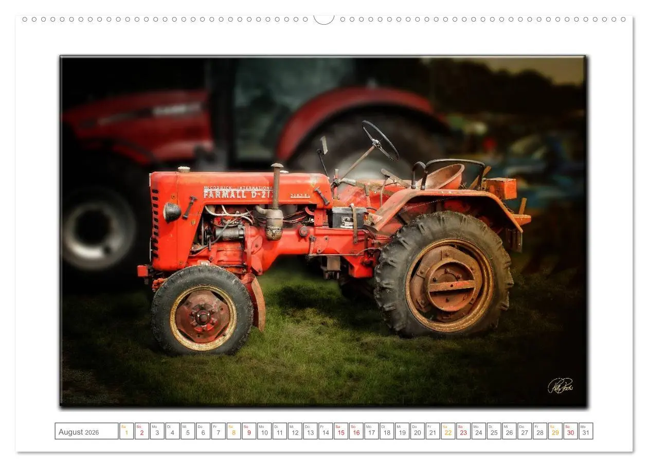 Bild: 9783516075427 | Oldtimer - Traktor Liebe (hochwertiger Premium Wandkalender 2026...