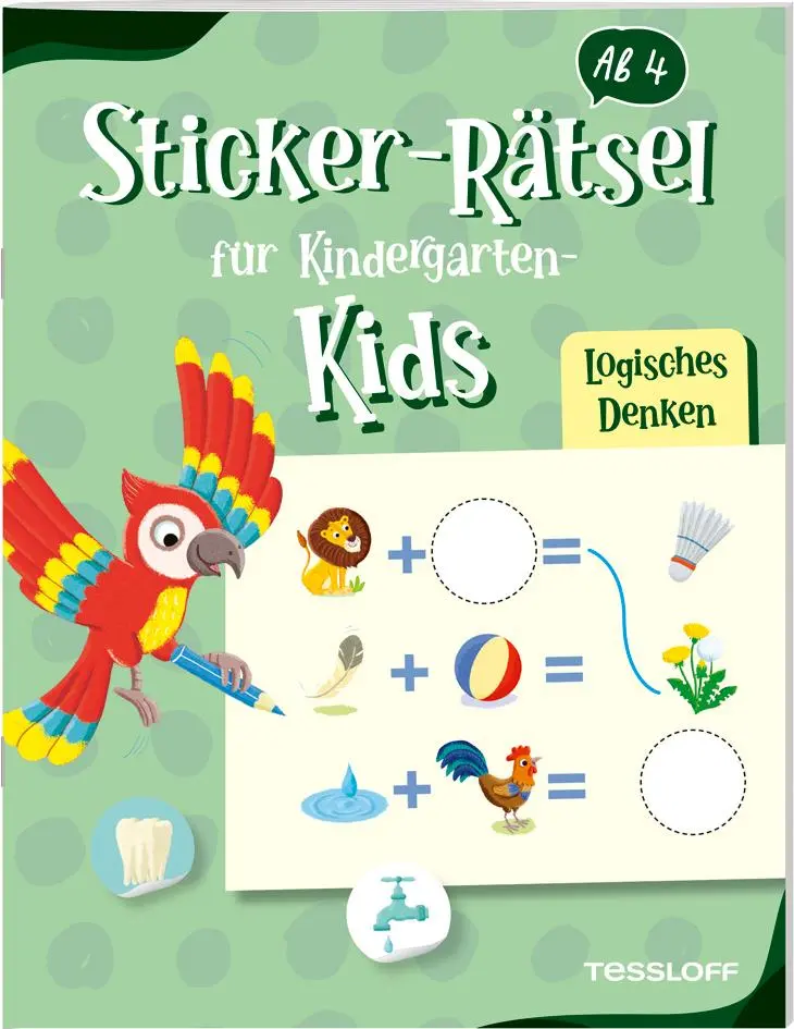 Cover: 9783788645427 | Sticker-Rätsel für Kindergarten-Kids. Logisches Denken | Thau | 32 S.