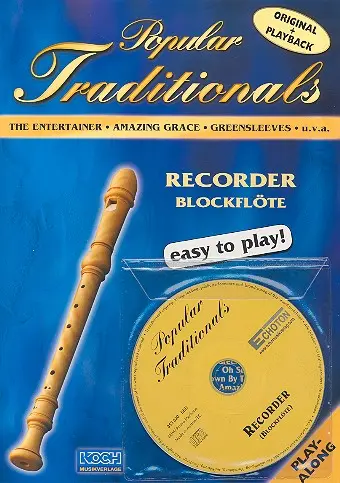 Cover: 9002720235527 | Popular Traditionals (+CD) for recorder | Songbuch (Flöte)