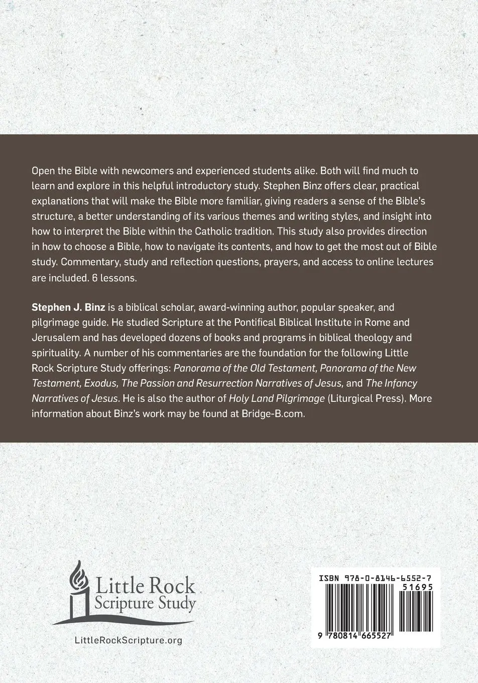 Rückseite: 9780814665527 | Introduction to the Bible | Stephen J Binz | Taschenbuch | Englisch