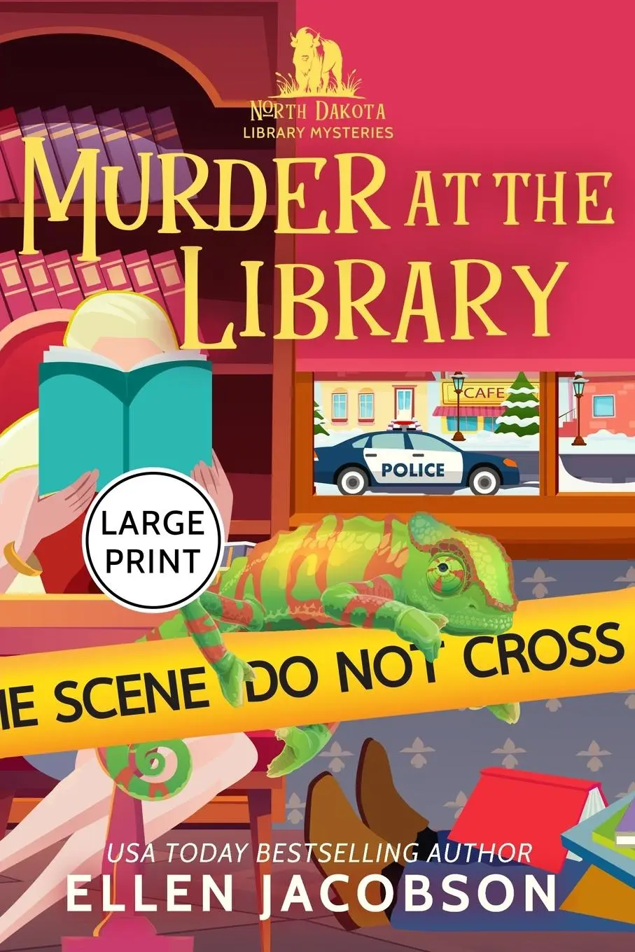 Cover: 9781951495527 | Murder at the Library | Large Print Edition | Ellen Jacobson | Buch