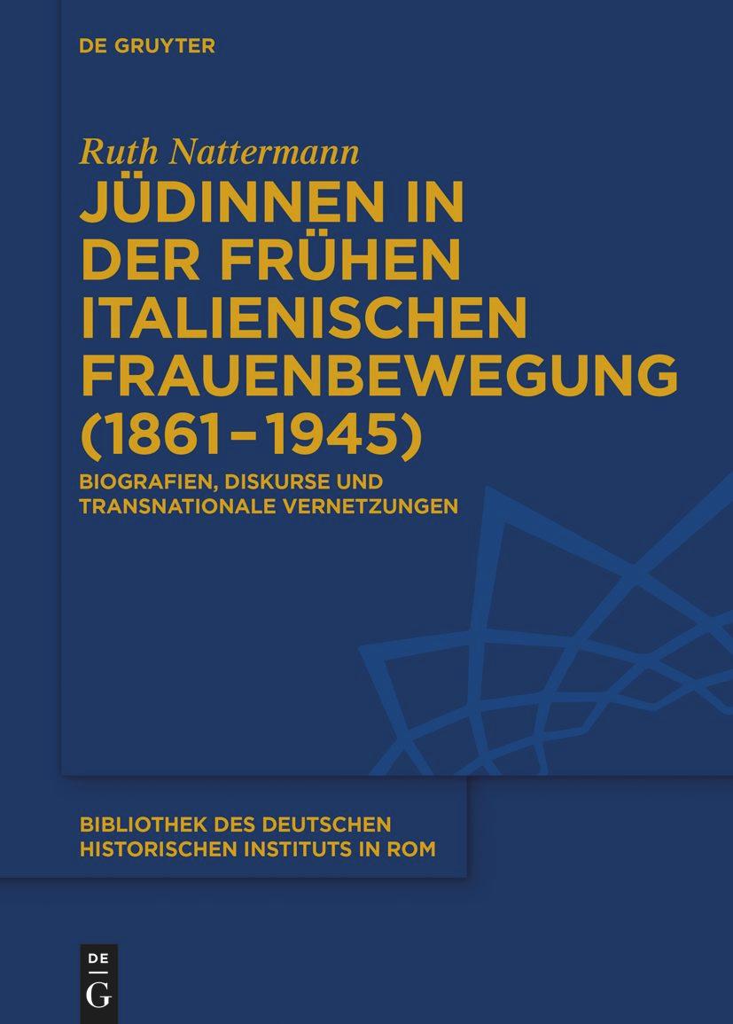 Cover: 9783110995527 | Jüdinnen in der frühen italienischen Frauenbewegung (1861-1945) | Buch