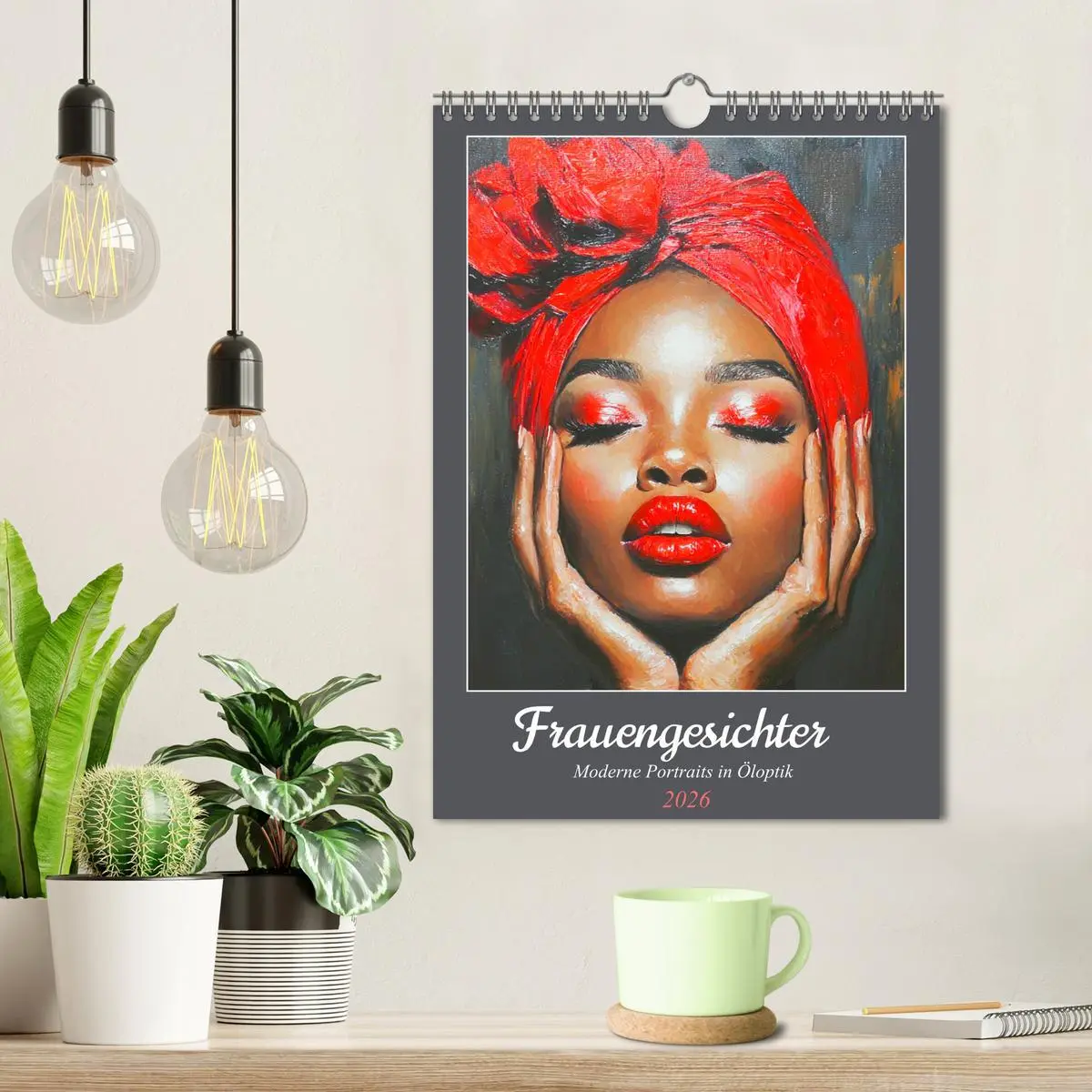 Bild: 9783457285527 | Frauengesichter. Moderne Portraits in Öloptik (Wandkalender 2026...