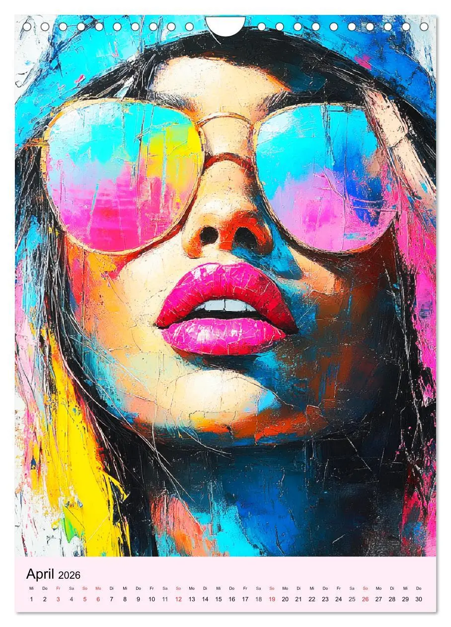 Bild: 9783457285527 | Frauengesichter. Moderne Portraits in Öloptik (Wandkalender 2026...