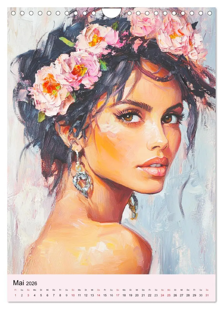 Bild: 9783457285527 | Frauengesichter. Moderne Portraits in Öloptik (Wandkalender 2026...