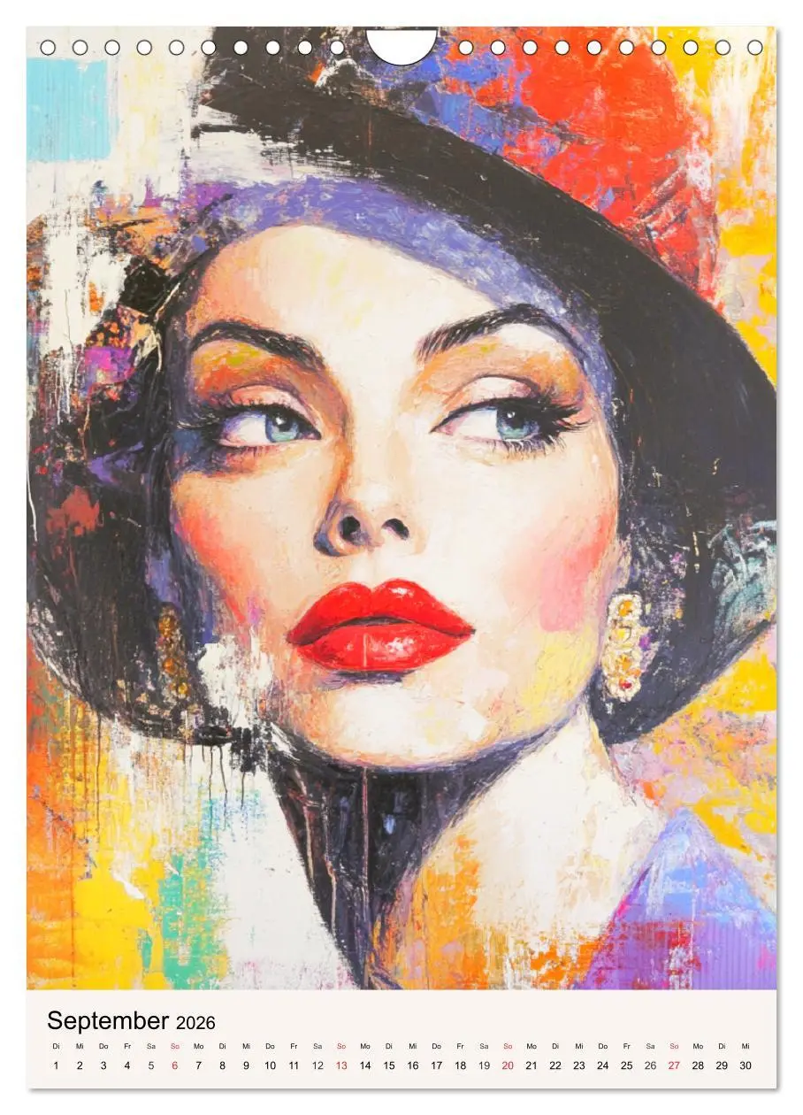 Bild: 9783457285527 | Frauengesichter. Moderne Portraits in Öloptik (Wandkalender 2026...