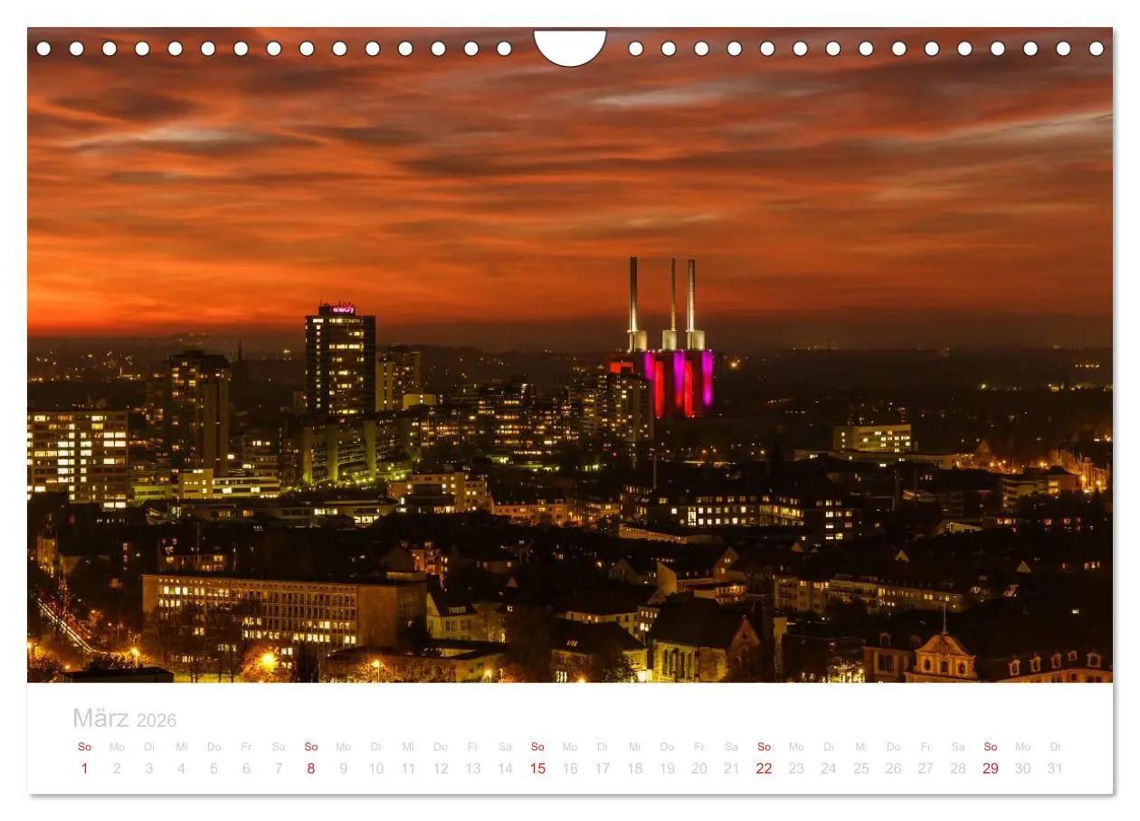 Bild: 9783457975527 | Hannover bei Nacht (Wandkalender 2026 DIN A4 quer), CALVENDO...