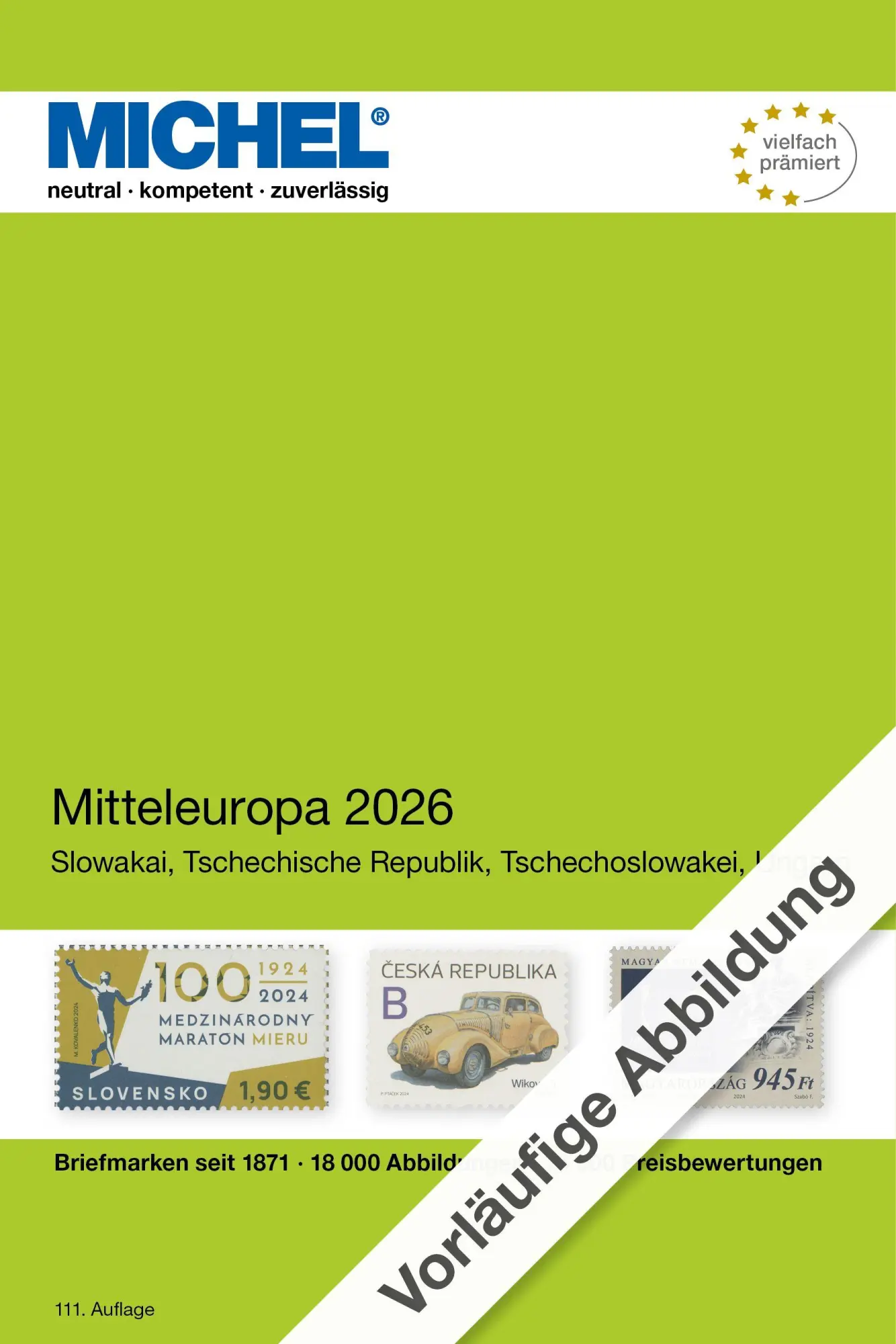 Cover: 9783954025527 | Mitteleuropa 2026 | Michel-Redaktion | Buch | MICHEL-Europa / EK