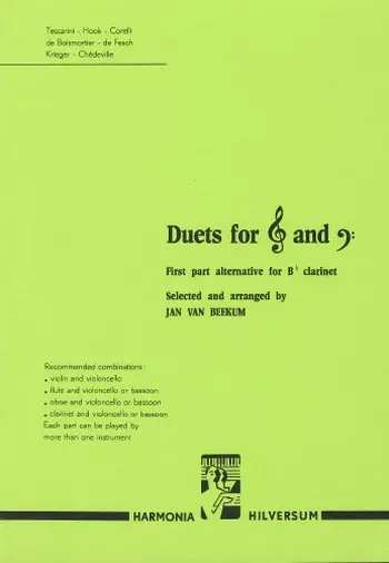 Cover: 9789043145527 | Duets 1 for Treble and Bass Cleff | Jan van Beekum | Buch | Harmonia