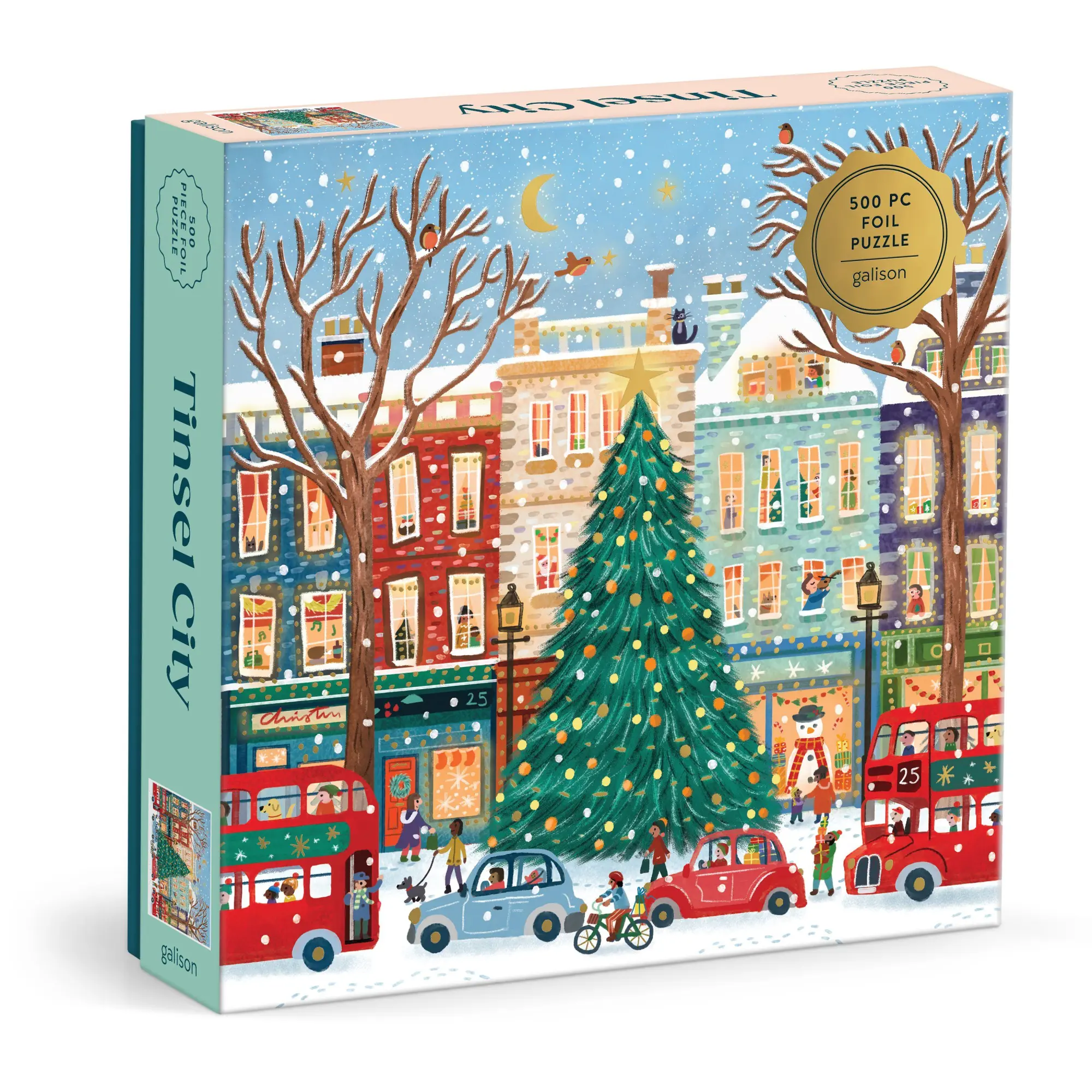 Cover: 9780735385627 | Tinsel City 500 Piece Foil Puzzle | Spiel | Englisch | 2025