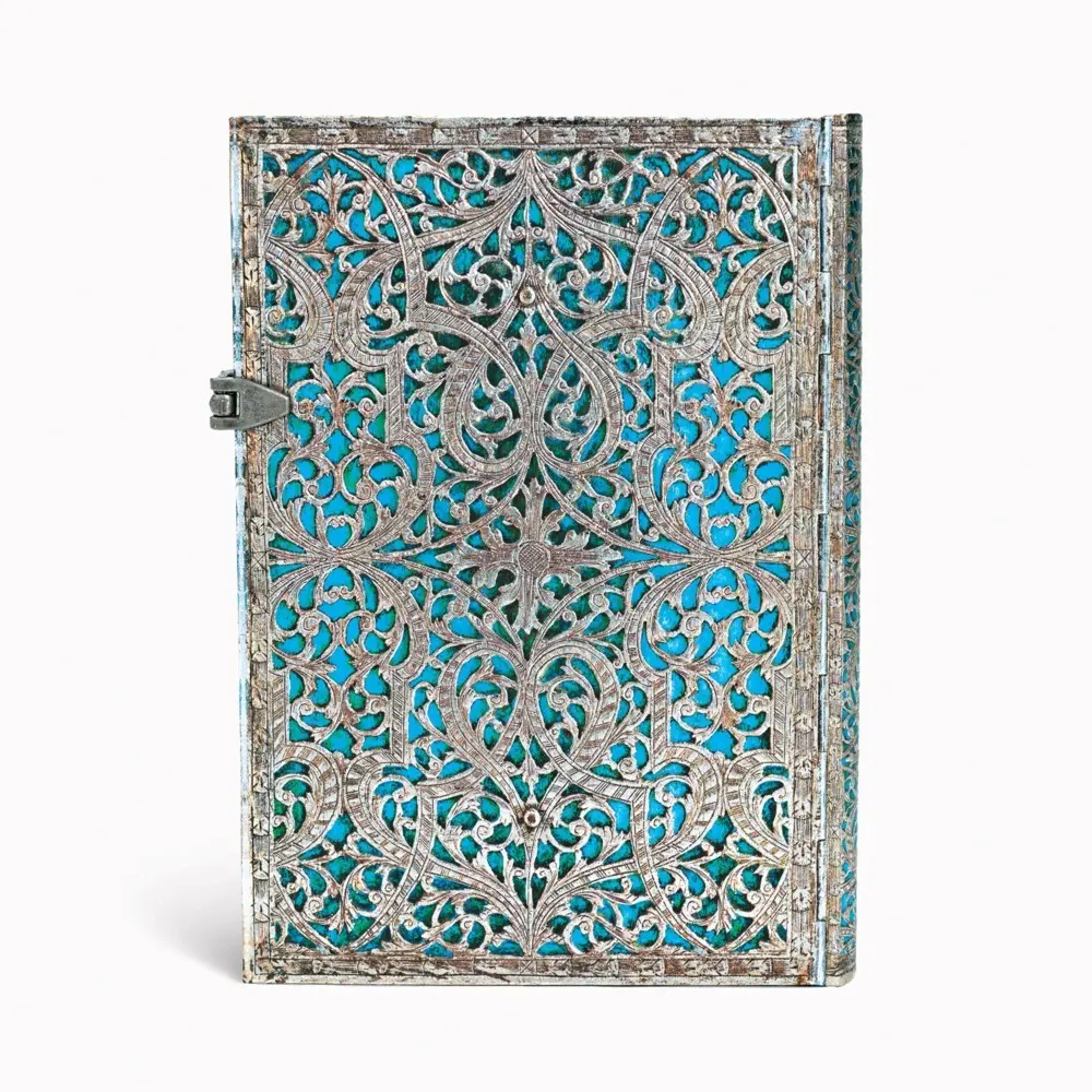 Bild: 9781439725627 | Maya Blue (Silver Filigree Collection) Midi Lined Hardcover Journal