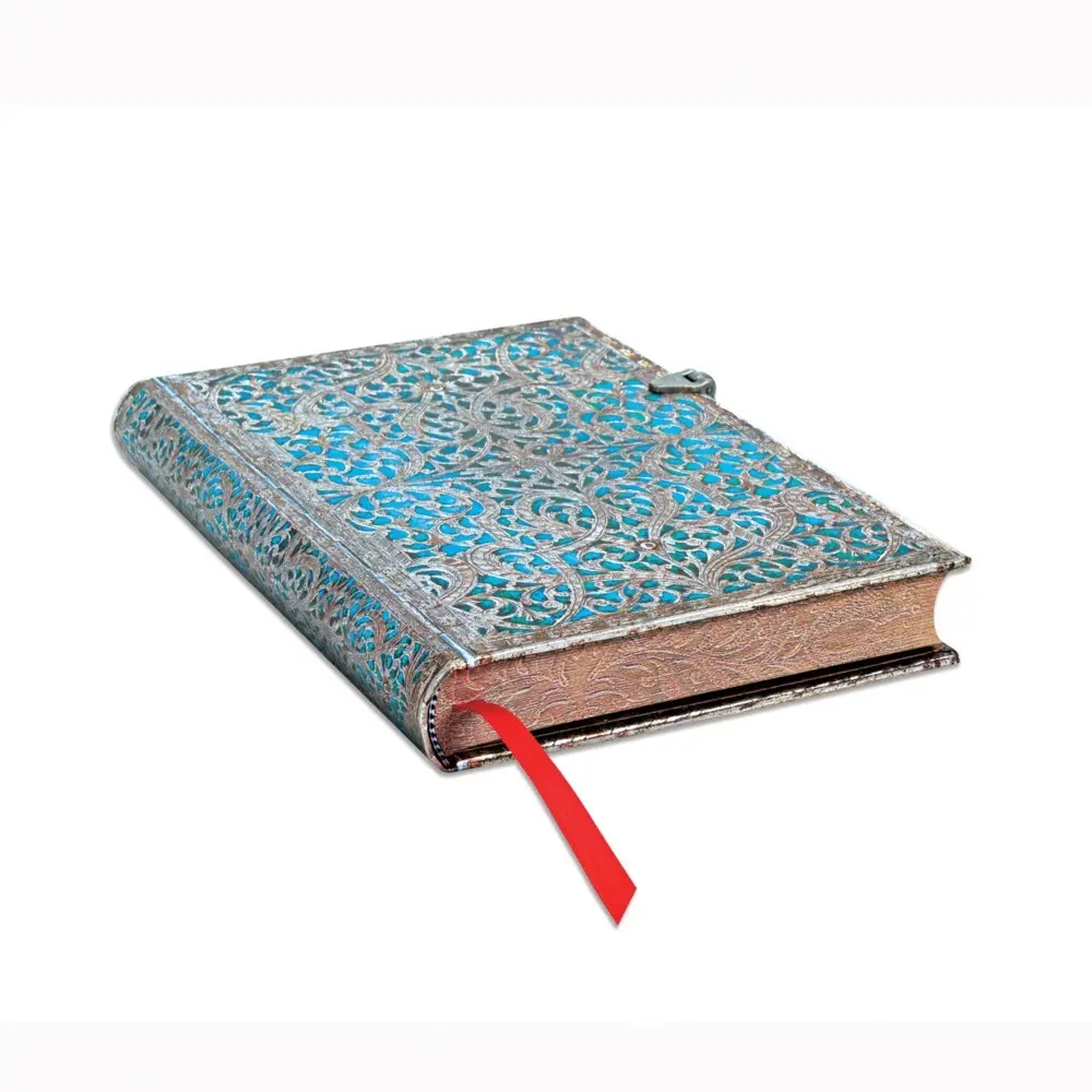 Bild: 9781439725627 | Maya Blue (Silver Filigree Collection) Midi Lined Hardcover Journal