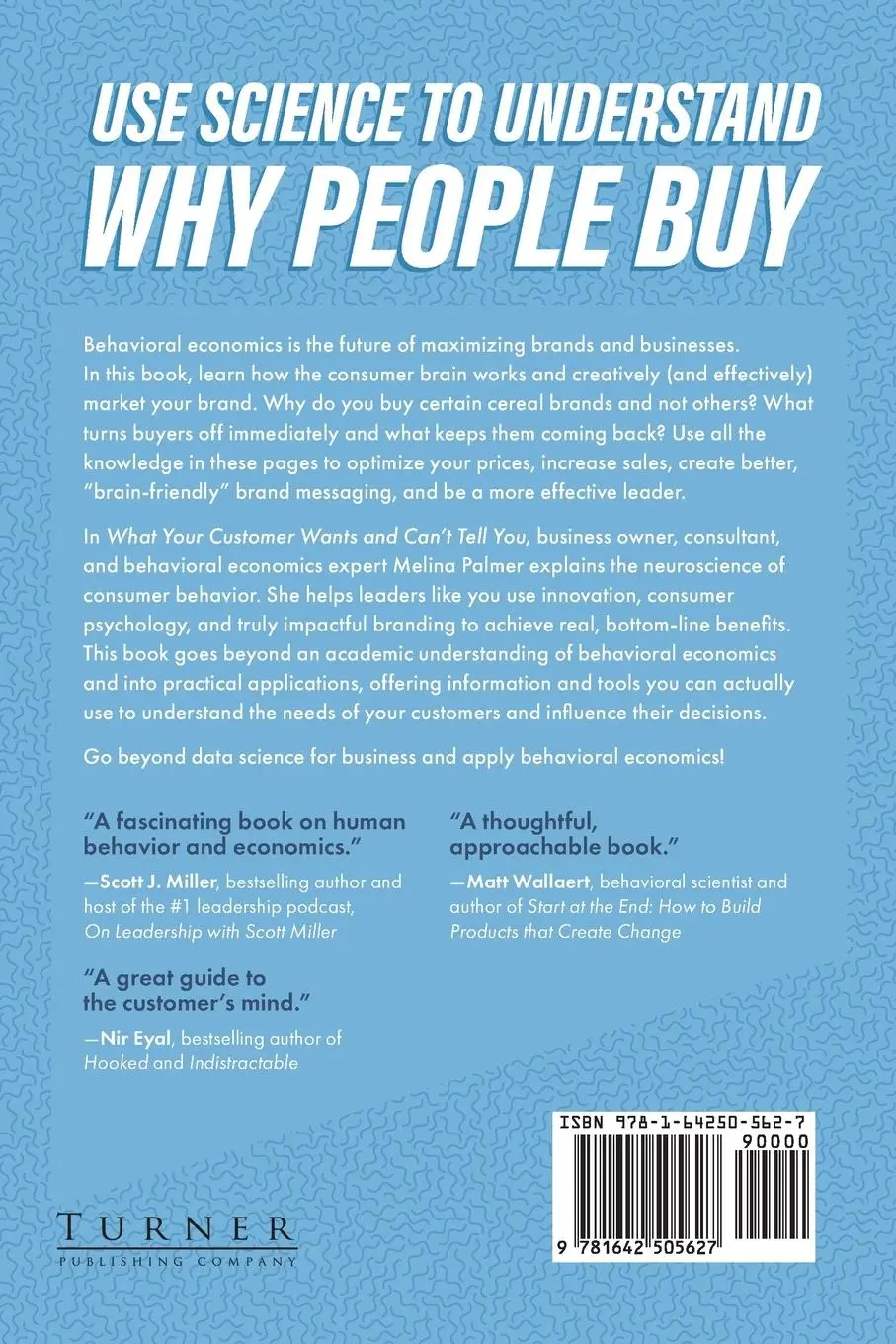 Rückseite: 9781642505627 | What Your Customer Wants and Can't Tell You | Melina Palmer | Buch