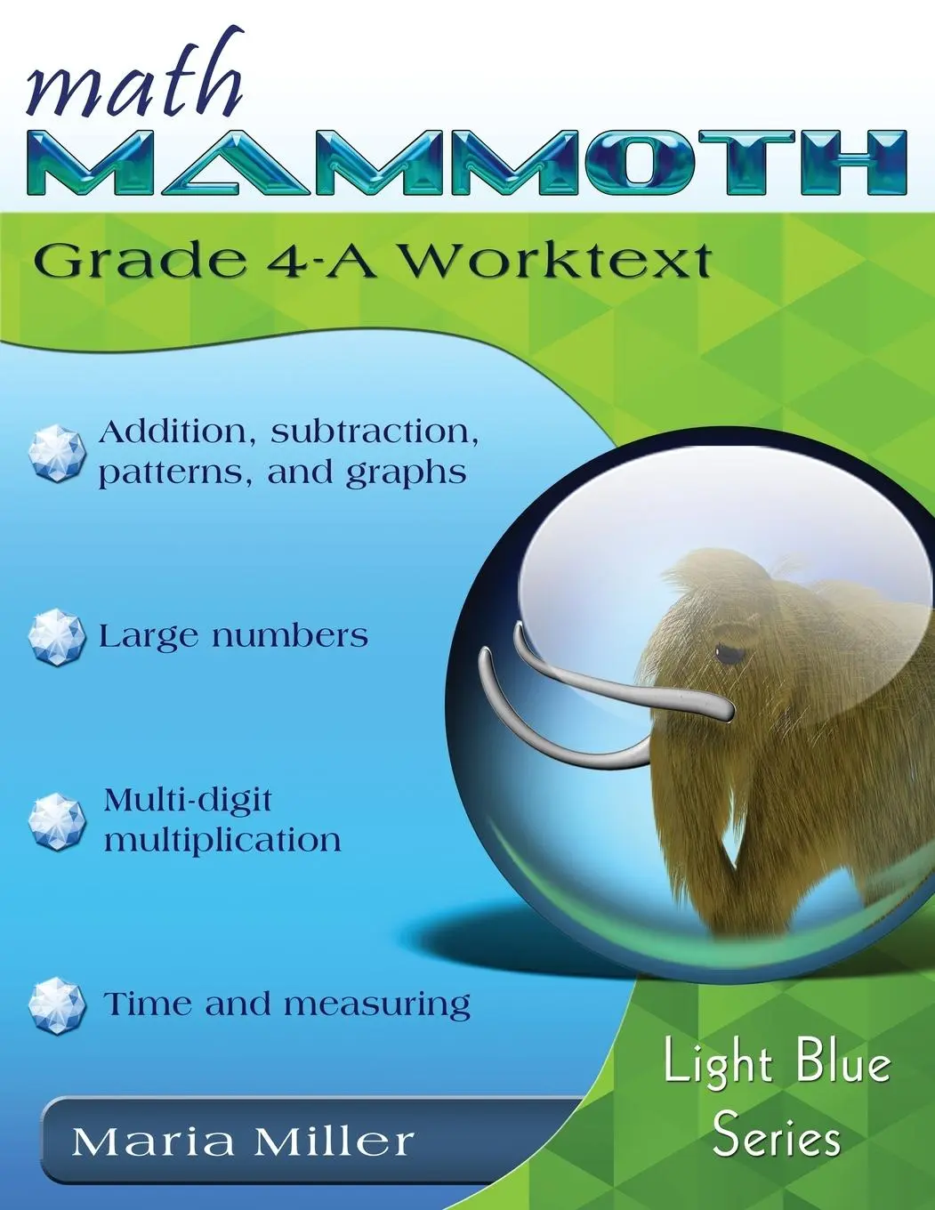 Cover: 9781942715627 | Math Mammoth Grade 4-A Worktext | Maria Miller | Taschenbuch | 2019