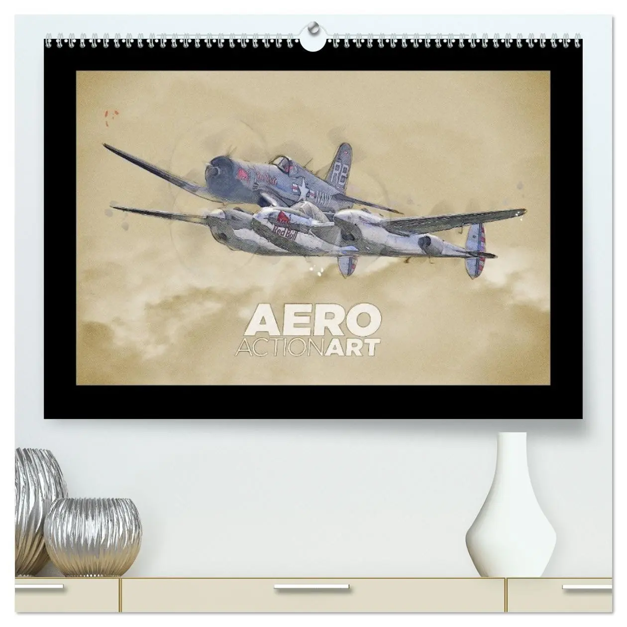 Cover: 9783457725627 | Aero Action Art - Luftfahrt Kunst (hochwertiger Premium...