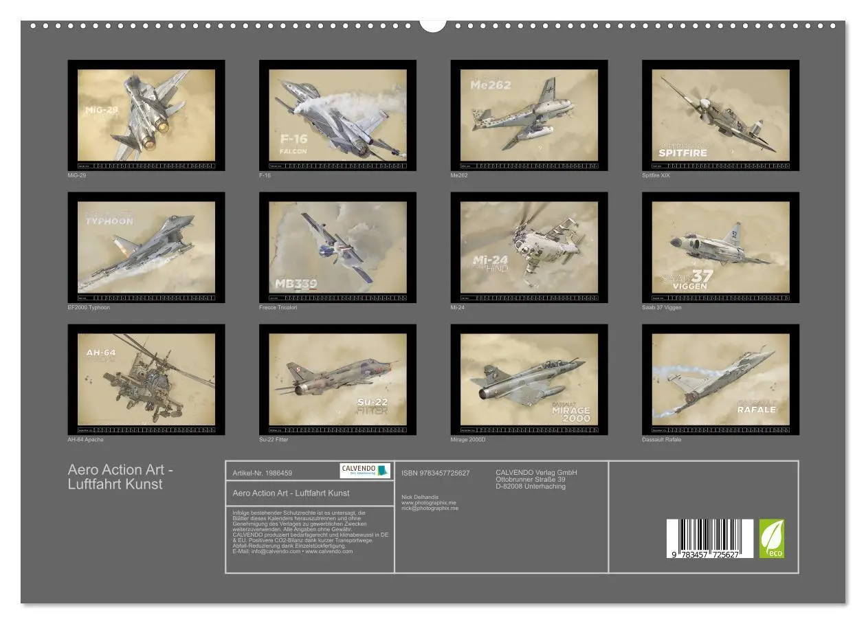 Bild: 9783457725627 | Aero Action Art - Luftfahrt Kunst (hochwertiger Premium...