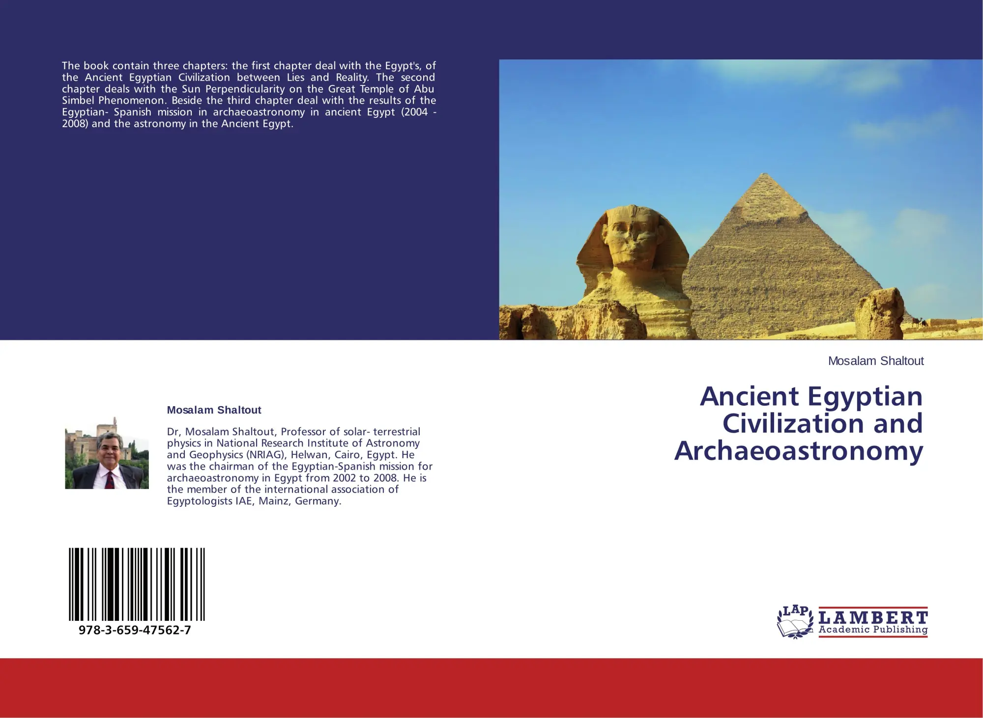 Cover: 9783659475627 | Ancient Egyptian Civilization and Archaeoastronomy | Mosalam Shaltout