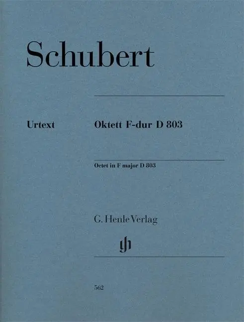 Cover: 9790201805627 | Octet In F major D 803 - Ensemble Parts | Peter Jost | Taschenbuch