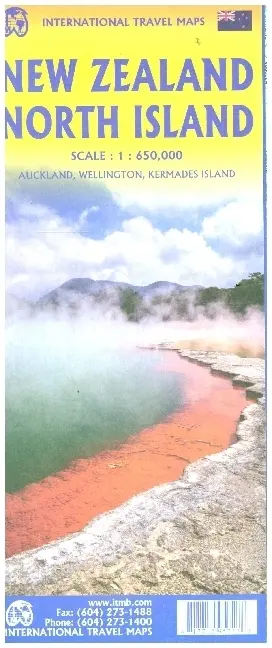 Cover: 9781771295727 | New Zealand North Island | (Land-)Karte | Englisch | 2020
