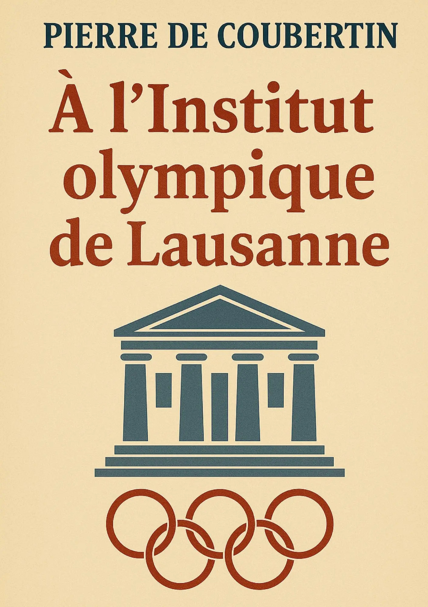 Cover: 9782322555727 | À l'Institut olympique de Lausanne | Pierre De Coubertin | Taschenbuch