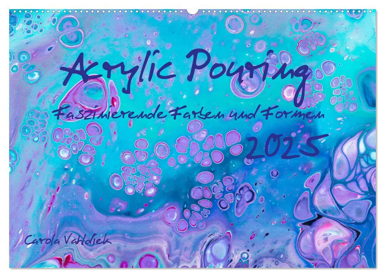 Cover: 9783435175727 | Acrylic Pouring - Faszinierende Farben und Formen (Wandkalender...