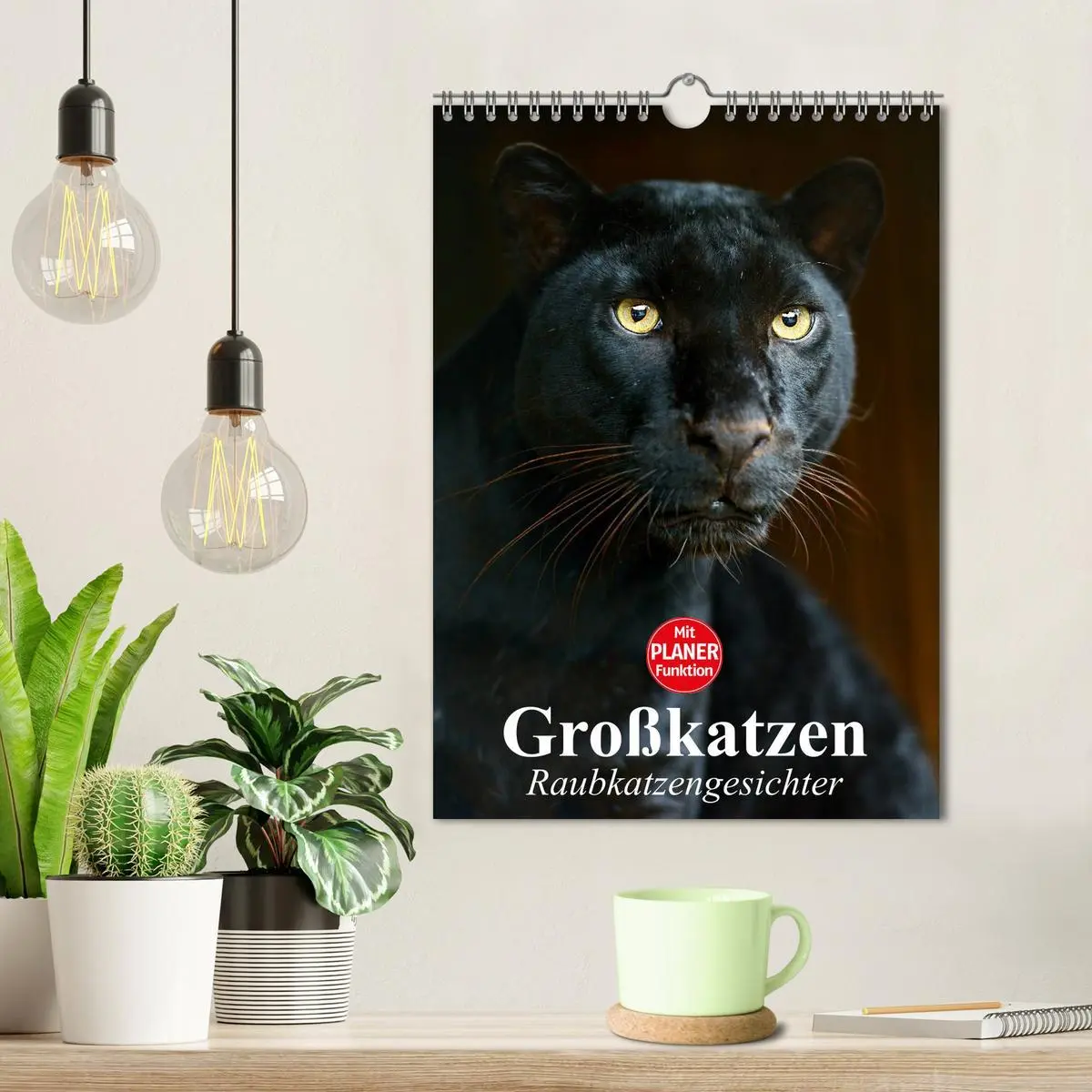 Bild: 9783457025727 | Großkatzen. Raubkatzengesichter (Wandkalender 2025 DIN A4 hoch),...