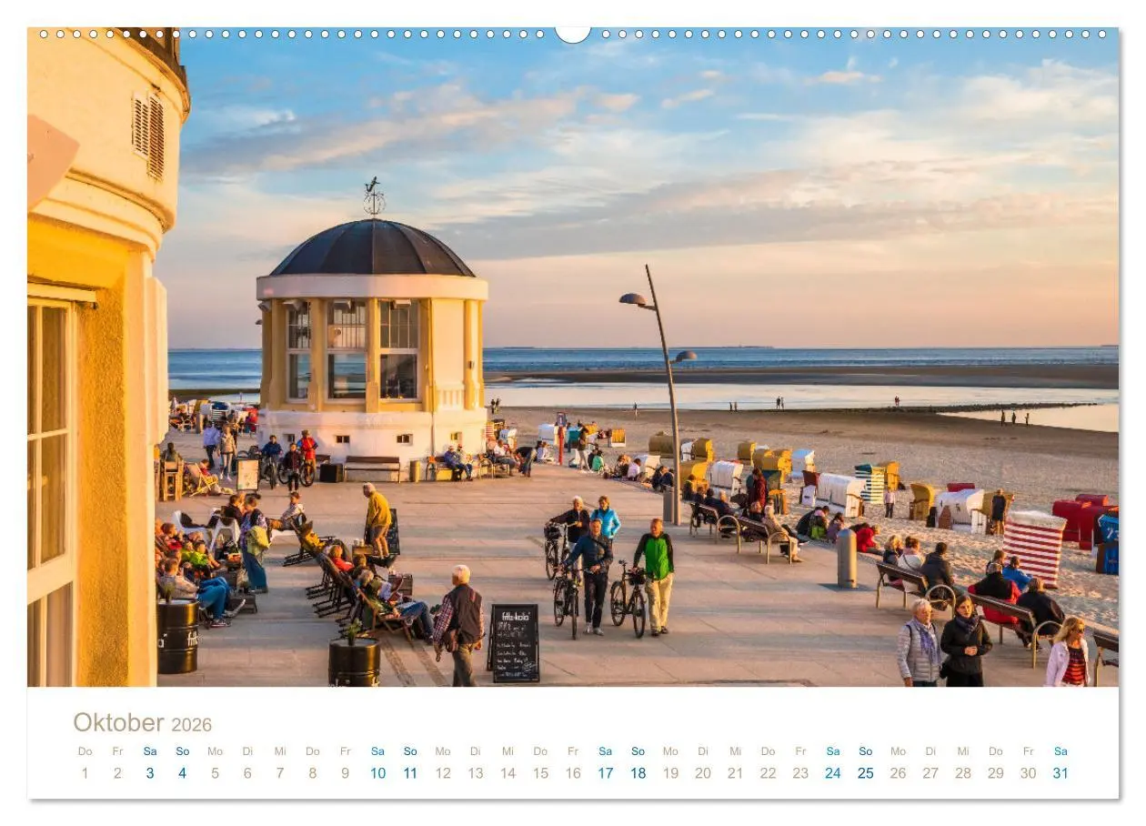 Bild: 9783457575727 | Meine Insel Borkum (Wandkalender 2026 DIN A2 quer), CALVENDO...