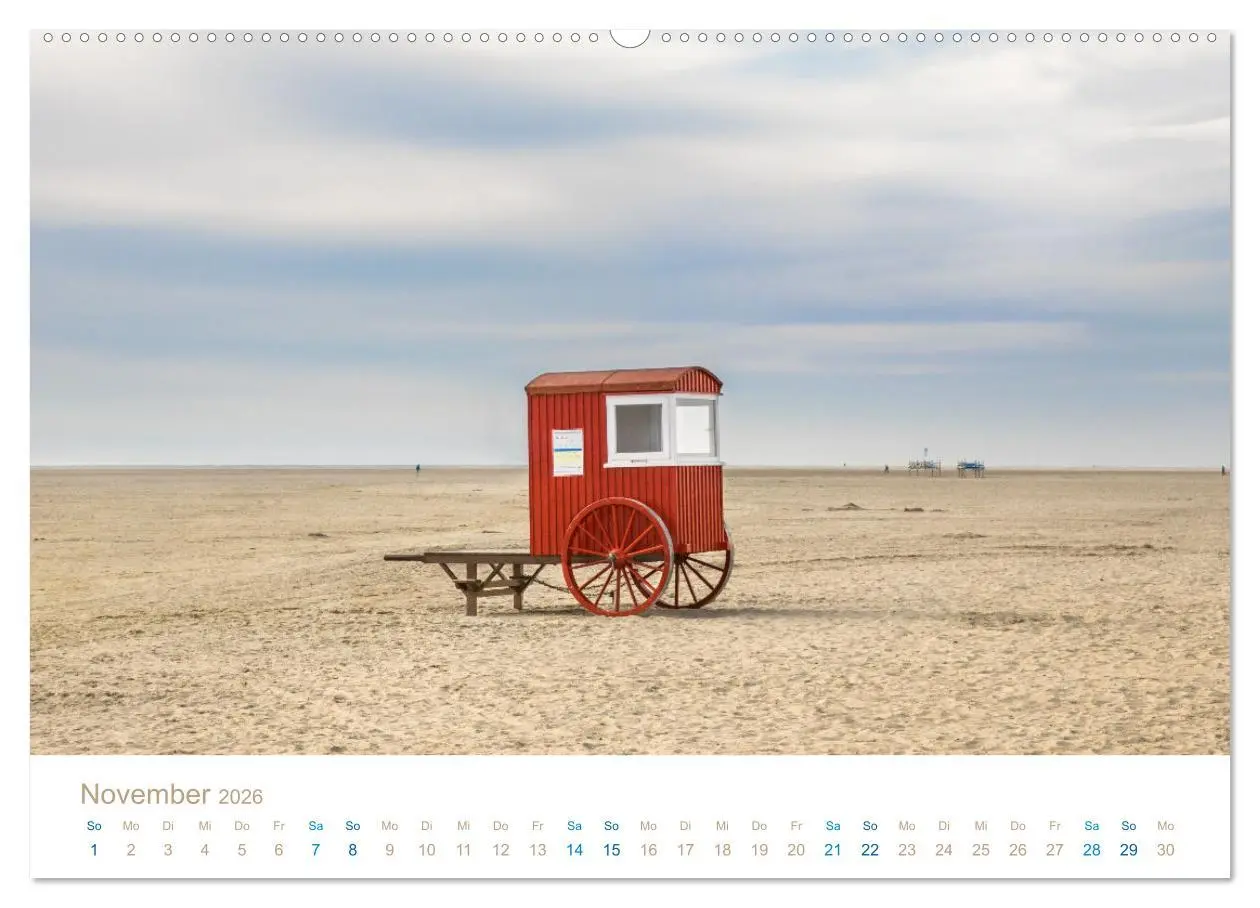 Bild: 9783457575727 | Meine Insel Borkum (Wandkalender 2026 DIN A2 quer), CALVENDO...