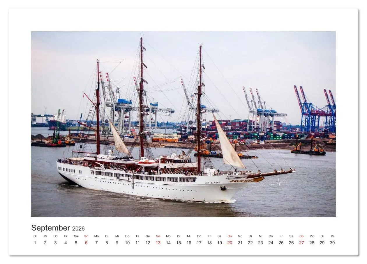 Bild: 9783516045727 | Kreuzfahrtschiffe Kurs Hamburg 2026 (hochwertiger Premium...