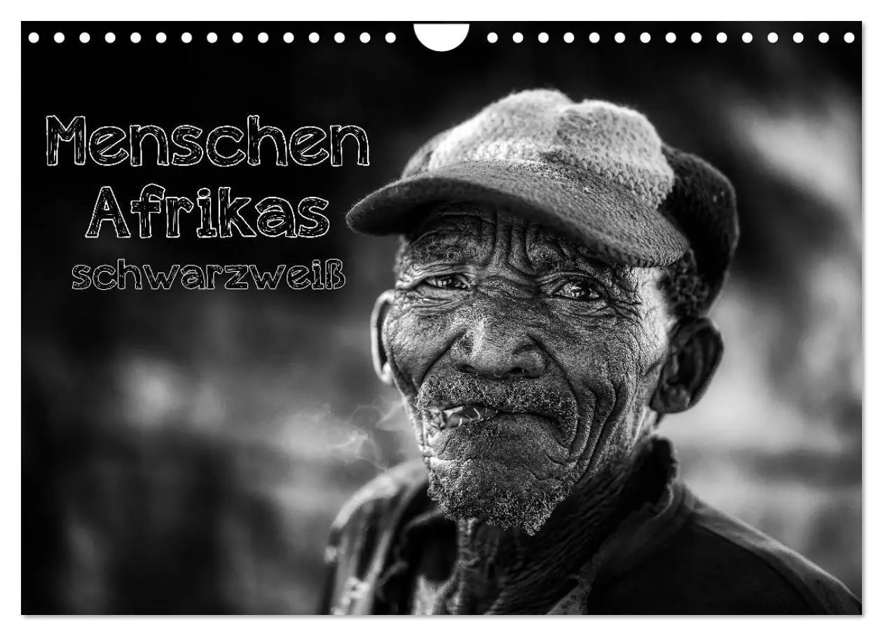 Cover: 9783516115727 | Menschen Afrikas schwarzweiß (Wandkalender 2026 DIN A4 quer),...