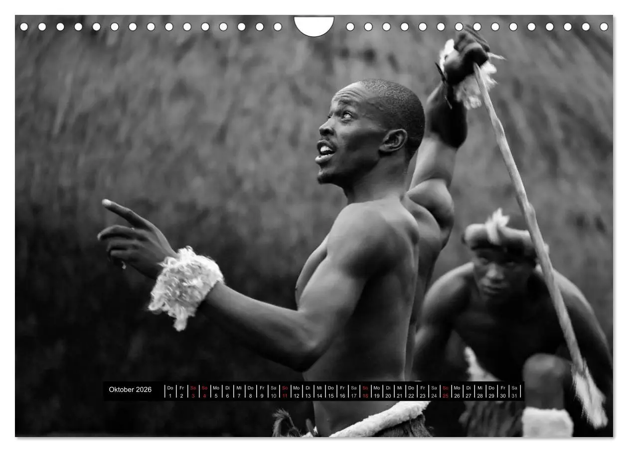 Bild: 9783516115727 | Menschen Afrikas schwarzweiß (Wandkalender 2026 DIN A4 quer),...