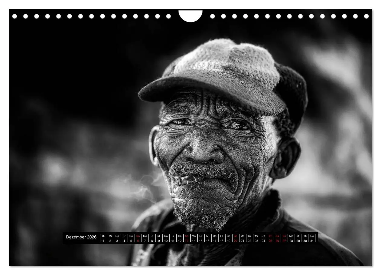 Bild: 9783516115727 | Menschen Afrikas schwarzweiß (Wandkalender 2026 DIN A4 quer),...