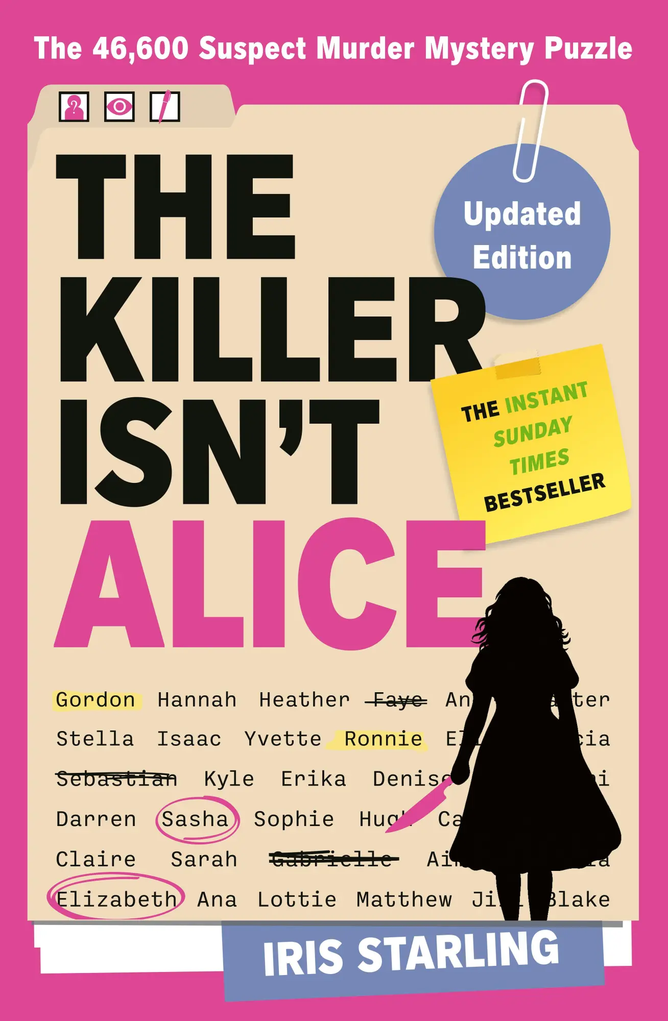 Cover: 9781807845827 | The Killer Isn't Alice | The 46,600 Suspect Murder Mystery Puzzle