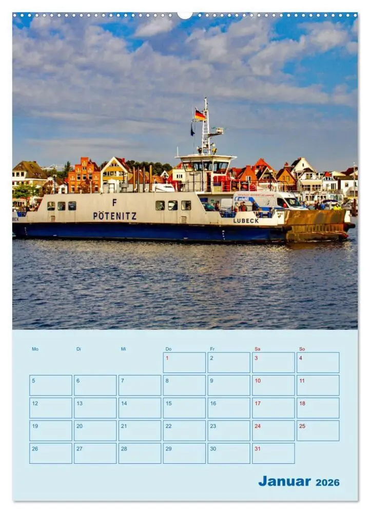 Bild: 9783516275827 | Priwall bei Travemünde - Terminplaner (hochwertiger Premium...