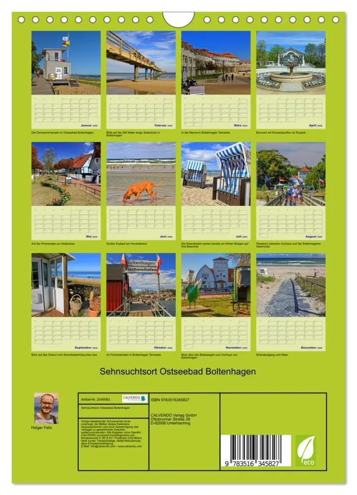 Bild: 9783516345827 | Sehnsuchtsort Ostseebad Boltenhagen (Wandkalender 2026 DIN A4...
