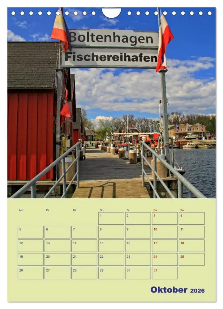 Bild: 9783516345827 | Sehnsuchtsort Ostseebad Boltenhagen (Wandkalender 2026 DIN A4...