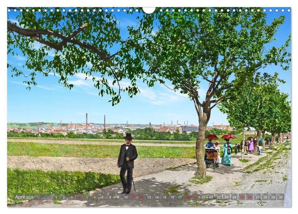 Bild: 9783516725827 | Aschersleben um 1900 - Auf der alten Burg - Kolorierte...