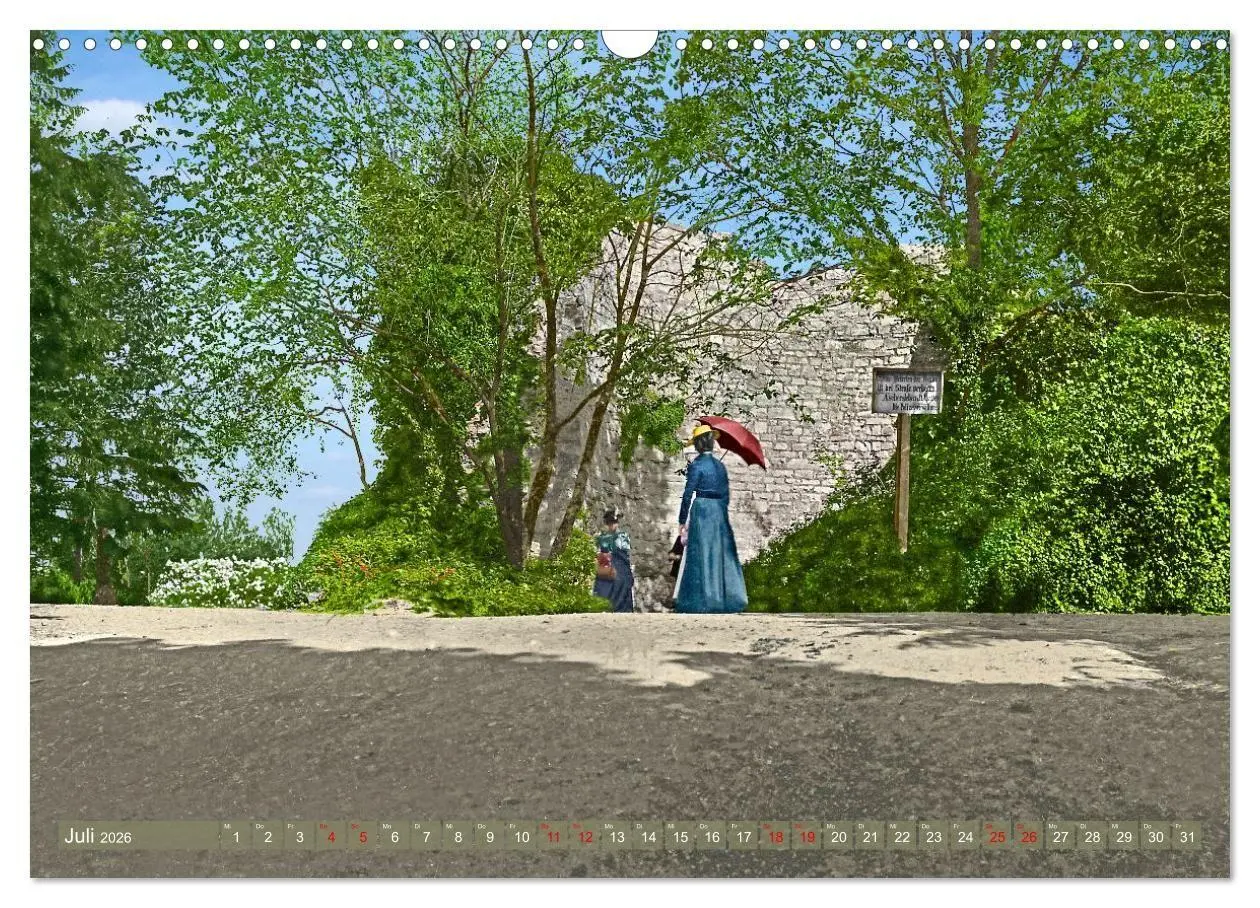 Bild: 9783516725827 | Aschersleben um 1900 - Auf der alten Burg - Kolorierte...