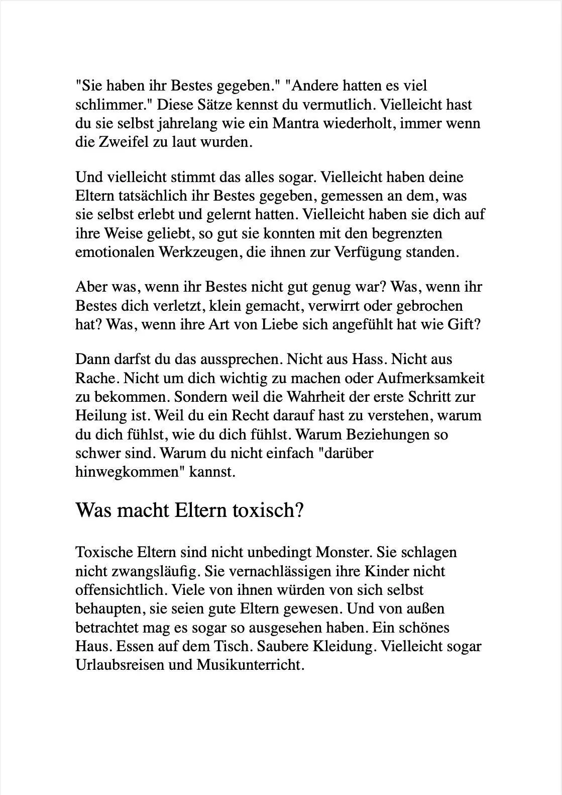 Bild: 9791281365827 | TOXISCHE ELTERN HINTER DIR LASSEN | Katharina Vogel | Taschenbuch