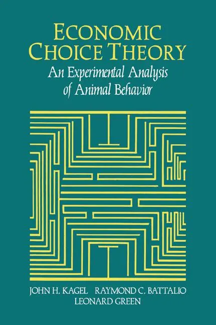Cover: 9780521035927 | Economic Choice Theory | An Experimental Analysis of Animal Behavior