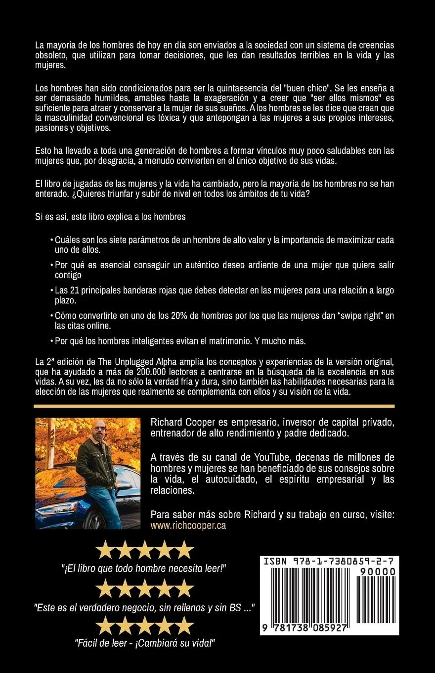 Rückseite: 9781738085927 | The Unplugged Alpha 2nd Edition (Versión Española) | Richard Cooper