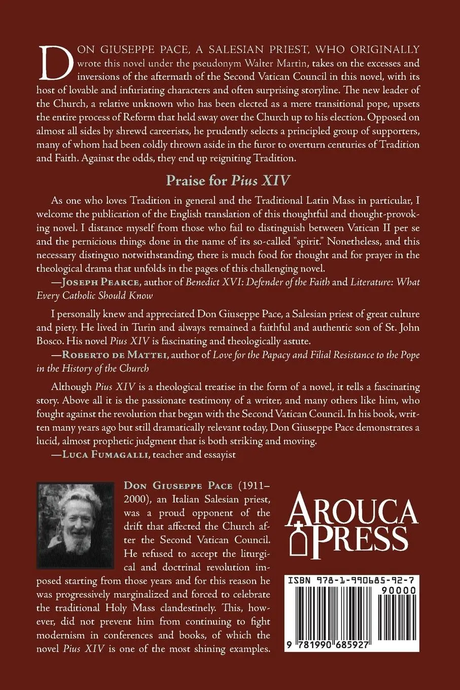 Rückseite: 9781990685927 | Pius XIV | The Smoke of Satan and the Man of God | Don Giuseppe Pace