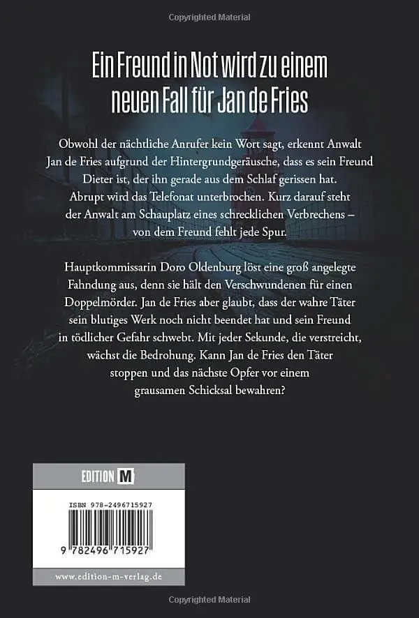 Rückseite: 9782496715927 | Emsfeuer für Pier 13 | Dirk Trost | Taschenbuch | 348 S. | Deutsch